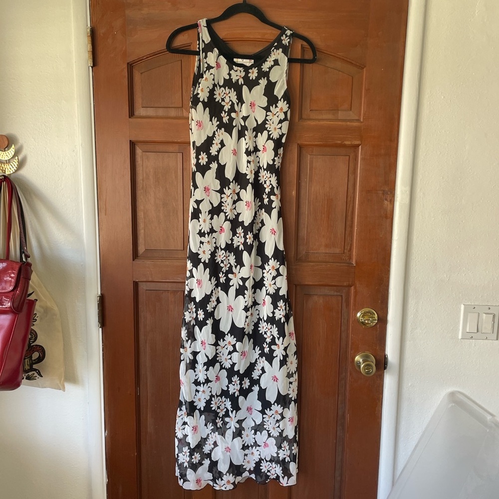 Vintage Floral Maxi Dress